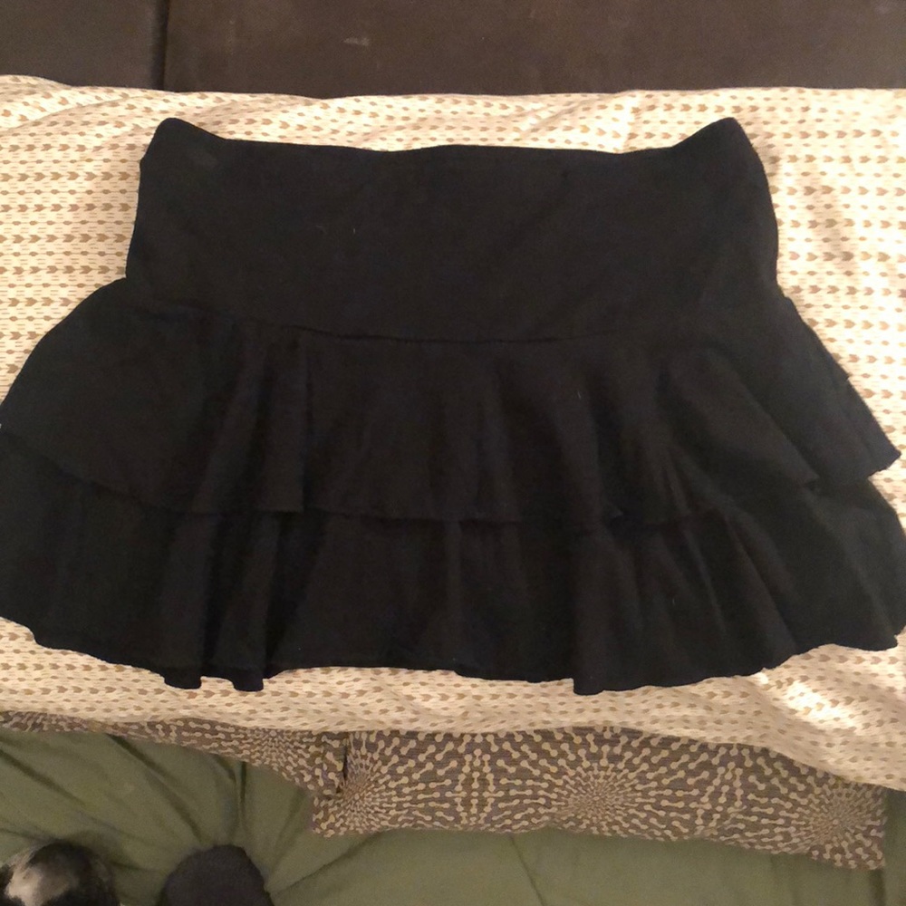 XS express ruffled mini skirt